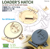 TR35193 1/35 люк заряжающего M1A1 с круглой крышкой и пластиной 