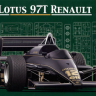 09195 1/20 LOTUS 97T 1985 F1