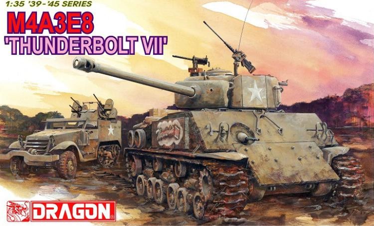 DRAGON 6183 1/35 M4A3E8 " Thunderbolt VII "