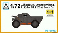 PS720053 1/72 Pz.Kpfw. Mk.I 202 (e) Scout Car 1+1 Quickbuild
