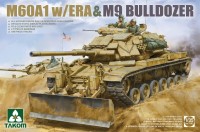  2142 1/35 M60A1 w/ERA & M9 Bulldozer