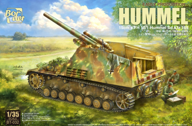  BT-032  1/35 15cm s.FH 18/1 Hummel Sd. Kfz. 165 Early Production