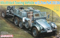 7419  1/72 Kfz.69 6x4 Towing Vehicle + 3.7cm PaK 35/36
