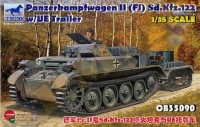 CB35090 1/35 Panzerkampfwagen II (Fl) Sd.Kfz. 122 w/UE Trailer