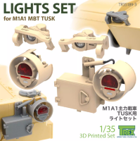 TR35189-3  1/35 M1A1 TUSK   комплект фар, совместимый с Tamiya MENG