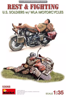 MiniArt 1/35 Американский мотоциклы+ фигуры 53068