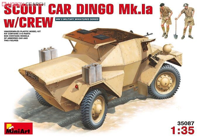 MiniArt 35087 1/35 British IIWW Scout Car DINGO Mk.Ia with crew