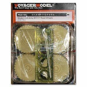 PEA199 1/35 Modern US Army M1117 Road Wheels (For TRUMPETER)