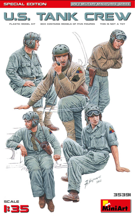 Miniart 35391 1/35 American Tank Soldiers Special Edition