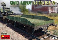 MiniArt 35303 1/35 Soviet Railway Flatbed 16,5-18t
