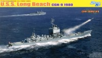7135 1/700 U.S.S. Long Beach CGN-9 1980