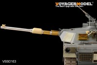 VBS0163 1/35 Modern US M256 120mm M1 Abrams Gun Barrel w/smoke discharger (For DML3535/3536)