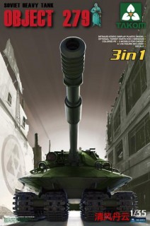 2001 Takom 1/35 Soviet Heavy Tank Object 279 (3 in 1)