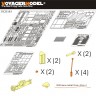PE35193 1/35 WWII German Sd.Kfz.232 8 ROD early version (For TAMIYA Kit)