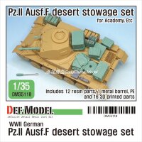  DM35118  Стволы и дополнения на Pz II Ausf.F