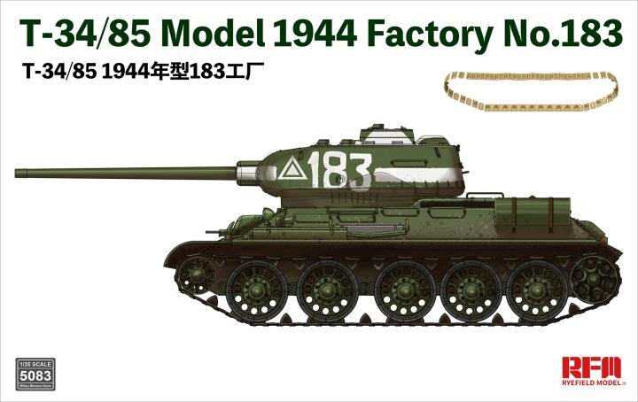 RM-5083 1/35 T-34/85 Model 1944 Factory No. 183