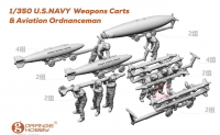 N03-198 1/350 загрузка оружия и боеприпасов авианосца США