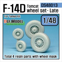 DS48013 1/48 F-14D Tomcat late type wheel set