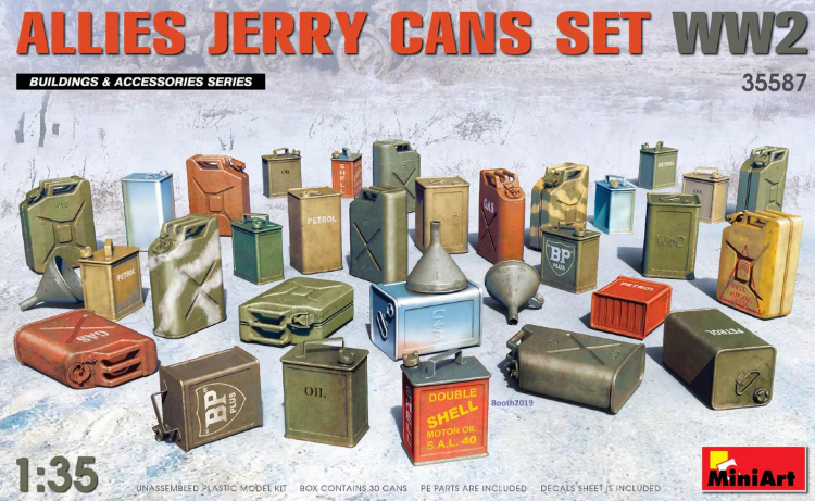 35587 1/35 Allies Jerry Cans Set WW 2