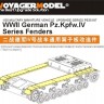 PE35187 1/35 WWII German Pz.Kpfw.IV Series Fenders (For DRAGON 60xx Series)