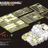 PE35934 WWII US M3 Stuart light tank basic (Gun barrel ，atenna base include）（For TAMIYA 35360）