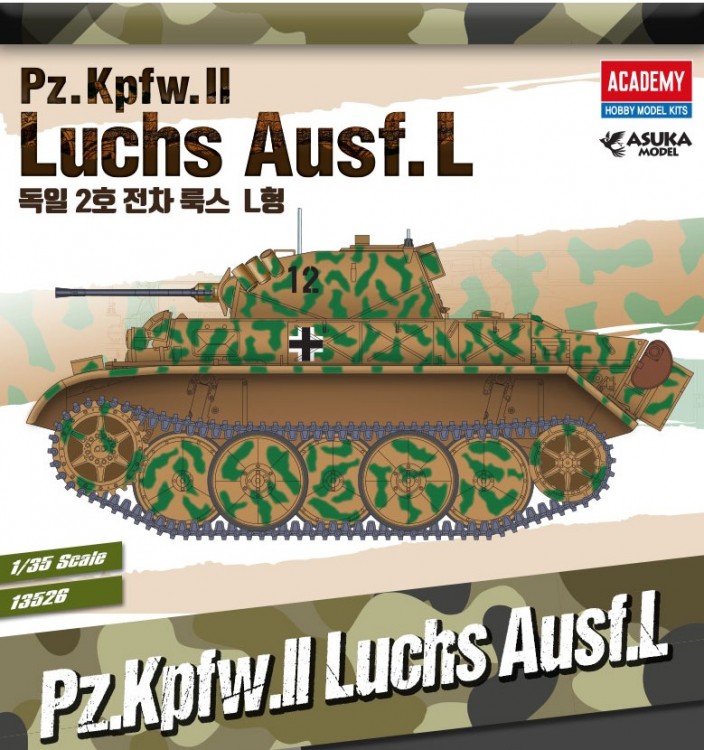 13526 1/35 Pz.Kpfw.II Ausf.L "LUCHS" 