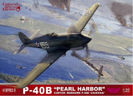 L3202 1/32 P-40B "Pearl Harbor" 1941 Curtiss Warhawk P-40B