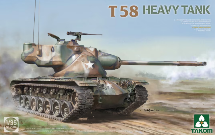 TAKOM 2204 1/35 T58 Heavy Tank