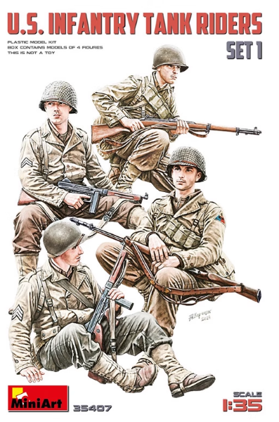 MINIART  35407 1/35 Танковый десант  США № 1