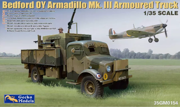 35GM0154 1/35 Британские ВВС, бронегрузовик Armadillo для охраны аэродрома
