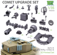 TR35110 1/35  Комплект для улучшения  танка Comet 1/35 от Tamiya