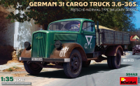 35442 1/35 German 3t Cargo Truck 3,6-36S. Pritsche-Normal-Type Military Service