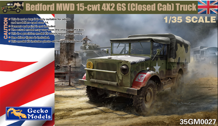 35GM0027 1/35 Bedford MWD 15-cwt 4x2 GS (closed cab) Truck