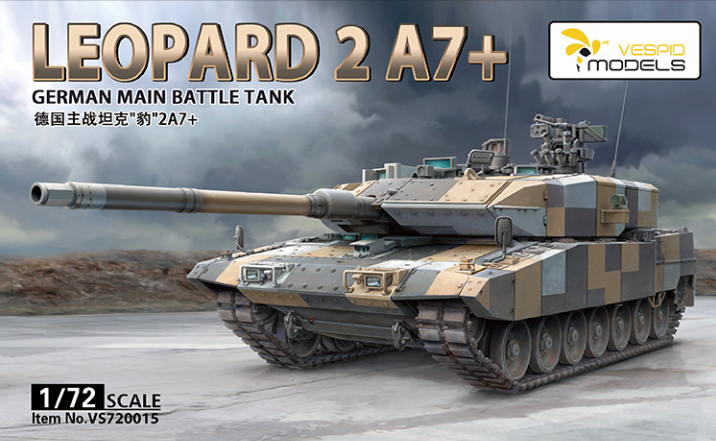 VS720015 1/72 Leopard 2 A7+ German Main Battle Tank