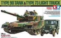 Tamiya 25186 1/35 JGSDF Type 90 Tank & Type 73 Light Truck Set