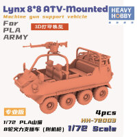  HH-72003 1/72 Lynx 8x8 ATV-Mounted Machine gun support vehicle For PLA Army