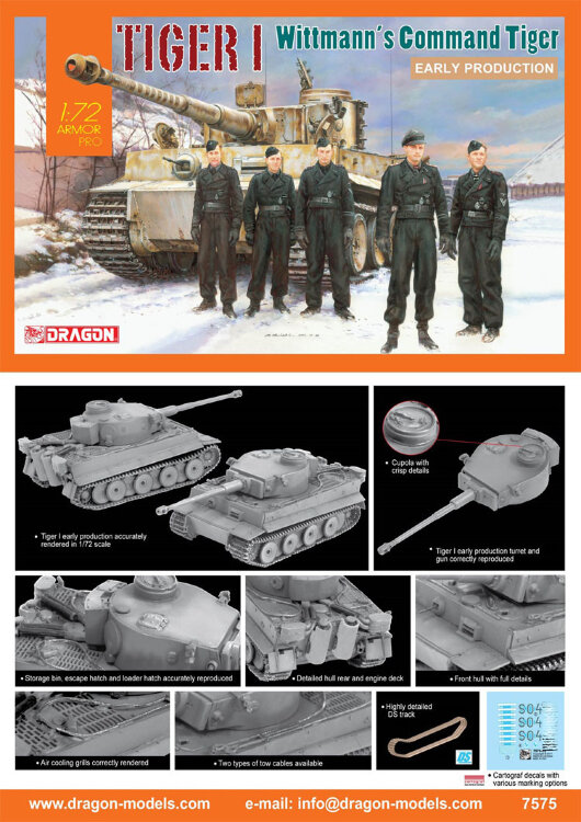 7575 1/72 Wittmann's Command Tiger