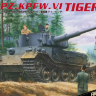 35A061 1/35 Pz.Kpfw.VI Tiger(P) "Truppenübungsfahrzeug" (прозрачный корпус)