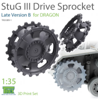 T-Rex 35009-1 StuG III Drive Sprocket Late Version B for Dragon