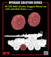 RM-2109 1/35  Колеса с цепями 3Д-2 шт