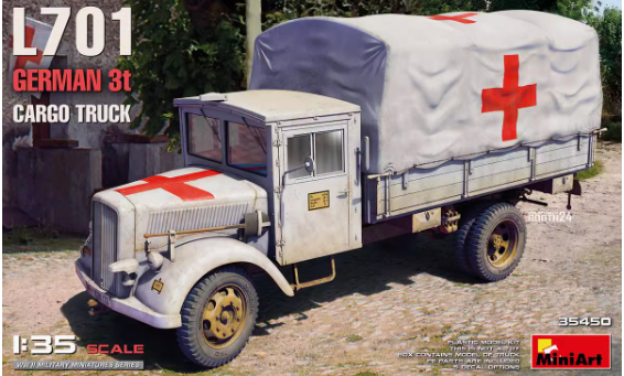 MiniArt 35450 1/35 Немецкий 3-тонный грузовик L701