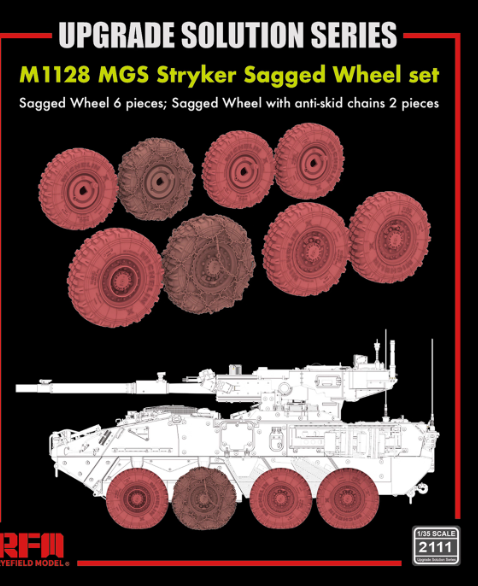 RM-2110 1/35 Колеса 3Д 6+2 шт