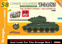 9158 1/35 Народная добровольческая армия Китая T-34/85 + фигурки 