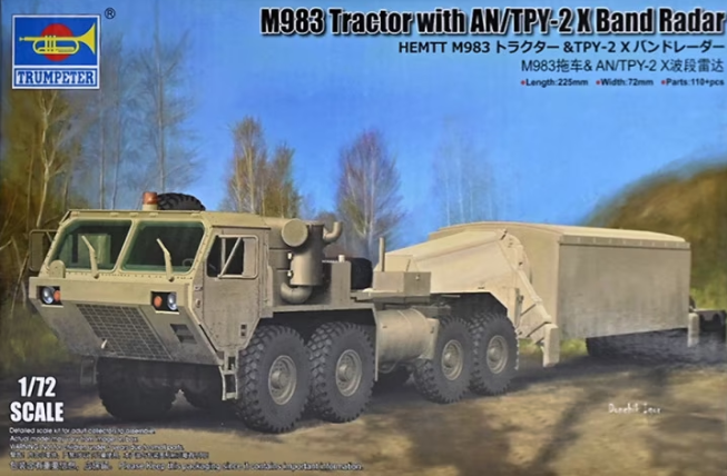 07177 1/72 M983 Tractor & AN/TPY-2 X Band Radar