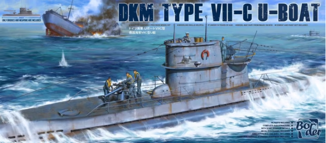 BS-001 1/35 DKM Type VII-C U-Boat Upper Deck