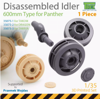 35075-3  1/35 Disassembled Idler 600mm Type for Panther (1 Piece) for Tamiya
