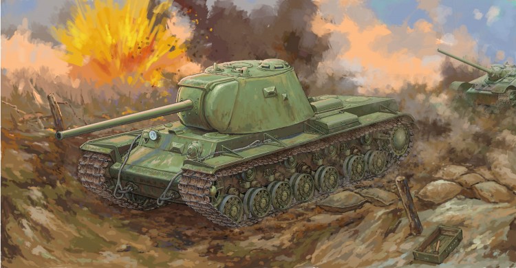 09544 1/35 Советский тяжелый танк КВ-3 