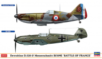 02332 1/72 Dewoitine D.520 & Messerschmitt Bf109E `Battle of France`