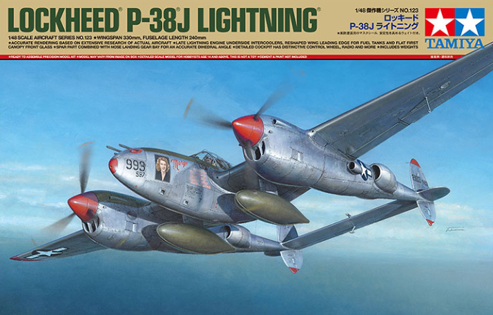 61123 1/48  Lockheed P-38J Lightning