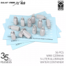 FS35035 1/35 Немецкие 5-литровые алюминиевые бутылки для воды  (56 шт.)